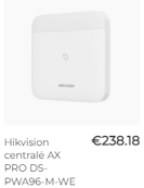 Hikvision centralė ax pro ds-pwa96-m-we