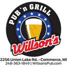 Willsons Pub logo