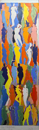 oeuvre d'art- nus - artiste peintre -peintures - femmes