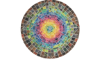 Mandala à l'aquarelle réalisé par Karin Monami