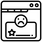 poor rating icon