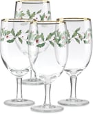 Lenox Holiday 4-Piece Iced Beverage Glass Set