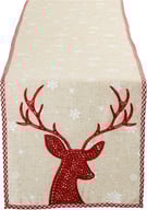 Embroidered Christmas Table Runner