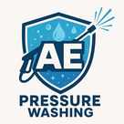 AE pressure-washing logo