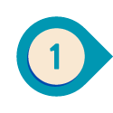 Icône avec le chiffre 1