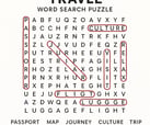 Travel Word Search 