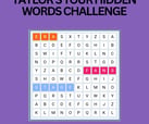 Taylor's Tour Hidden Word Search 