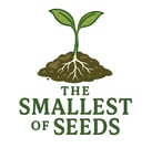 Logo of Smallest of Seeds blog by Velany Rodrigues, showing a sapling sprouting from a seed