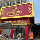 Biển alu gương vàng, chữ nổi đèn led cho tiệm vàng
