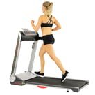 running on treadmill