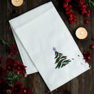 Christmas Napkins Cloth Napkins White Dining Table Dinner Napkins