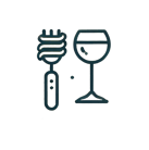 Pasta and wine in Verona