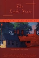 Cover of “The Light Years” by Elizabeth Jane Howard, showing a red-brick English house at dusk.