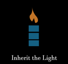 a candle with a candle lite up in the dark