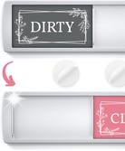 Stylish Dishwasher Magnet Clean Dirty Sign 