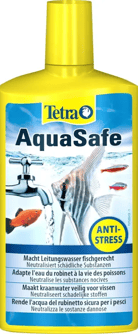 Tetra AquaSafe para Agua de Acuario Natural y Apta para Peces