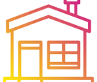 logo de la façade d'une maison 