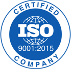 ISO 9001:2015 certification for quality management at MTG Acoustics.