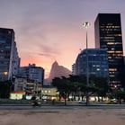 Por do sol em Botafogo, Rio de Janeiro