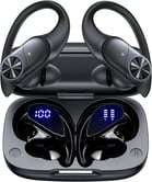 PocBuds Bluetooth Headphones Wireless Earbuds 80hrs Playtime Wireless Charging Case Digital Display 