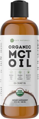a bottle of organic oil