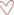 A transparant heart with a red outline