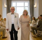 Couple Leaving At The end Of Their Renewal Of Vows Ceremony