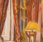 Digital drawing - the pink dining room at Dumfries House