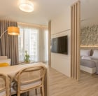 Vallaniou 11 Piraeus, bedroom apartment, 2025, wooden furniture, large tv