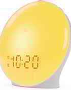 Sunrise Alarm Clock for Kids Heavy Sleepers Bedroom Sunrise Simulation Sleep aid Alarm FM Radio 