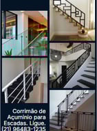 Corrimão para Escada.       O corrimão para escada é um componente essencial de segurança em escadas