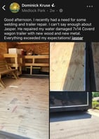 nextdoor review for jstarr fabrication