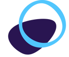 Abstract circular icon representing creative and modern user-focused websites and branding