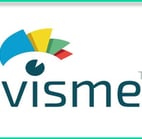 A logo of Visme