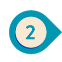 Icône avec le chiffre 2