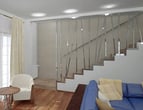 Clôture d'escalier décorative