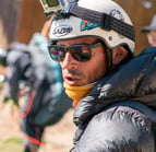 Laurent au décollage de Véro en Corse 