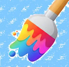 Wallpaper Creator app icon which is a brush in gray, orange, yellow, blue, and pink colors