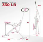 Row and ride exercise machine