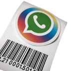 Solicita etiquetas a través de whats app