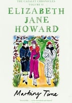 Cover of “Marking Time” by Elizabeth Jane Howard, with three women walking in winter coats.