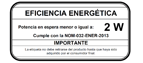 Etiqueta NOM-032-ENER-2019