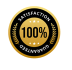 satisfaction guaranteed badge