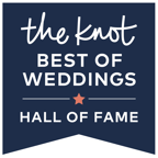 Updo's Studio won TheKnot's Best of Weddings Hall of Fame Award!