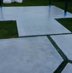 A concrete square polish concrete