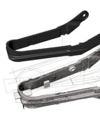 Honda VTR1000 Chain guide 3D scan to 3D model to 3D printed in TPU 95A. OEM replacement part