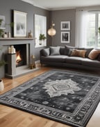 An array of colorful, woven, braided rugs featuring intricate patterns and vibrant textiles. The rugs display a variety of geometric designs, including circular and rectangular shapes, with a mix of bright colors like red, blue, green, yellow, and pink. The weaving technique is evident, showcasing diverse textures and craftsmanship.