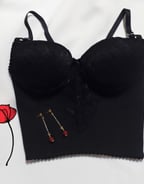 Corsetin Jana, confeccionado en algodon premium y copas pre hormadas (taza soft). Talles: 85 al 100