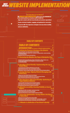 PDF cover for the Website implementation steps guide
