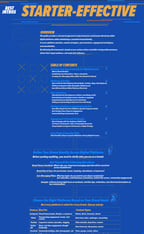Front cover of Starter Effective Guideline on how to utilize digital platforms provided in the PDF